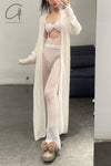 SWAYING/KNIT seamless mohair long suit SW211SZ33